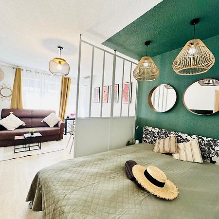 Studio T1- 2 Min Des Plages - Golf-Juan - Clim&Wifi Vallauris Luaran gambar